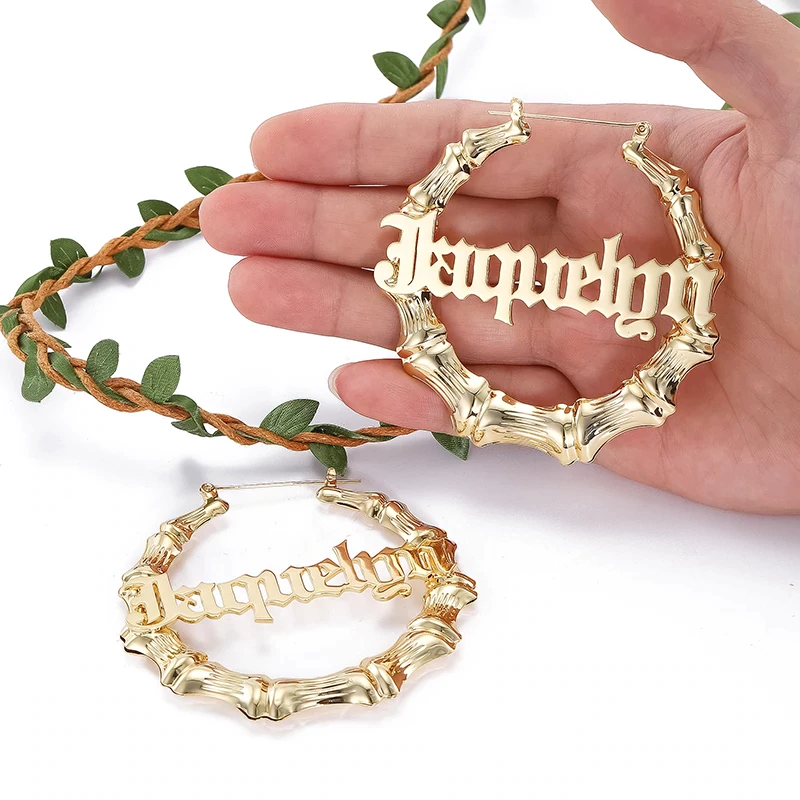 Bamboo | Hoop Earrings