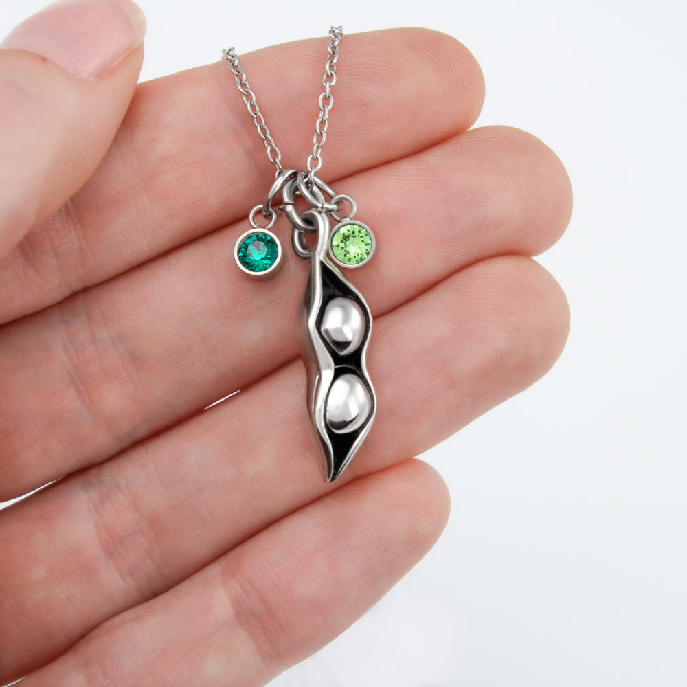 Customizable | Forever Peas in a pod! Necklace