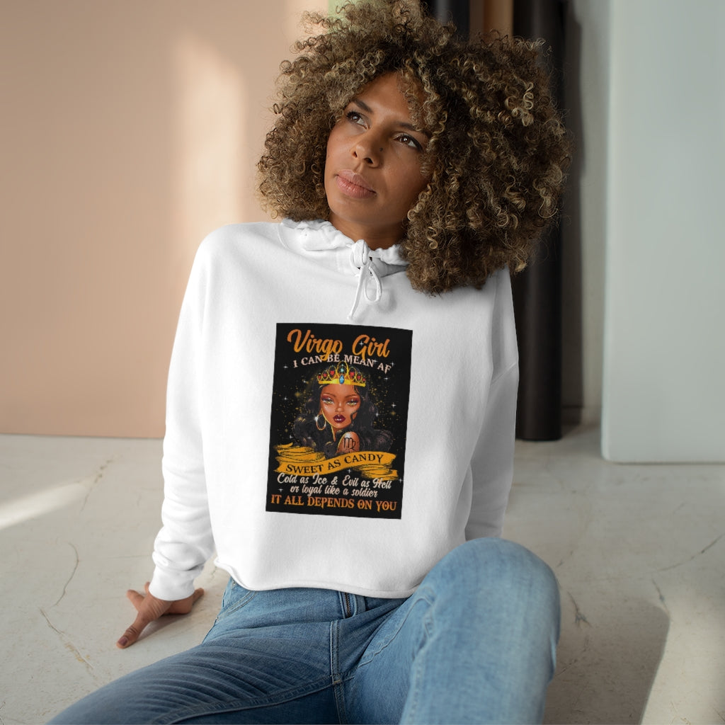 Virgo Girl | Crop Hoodie