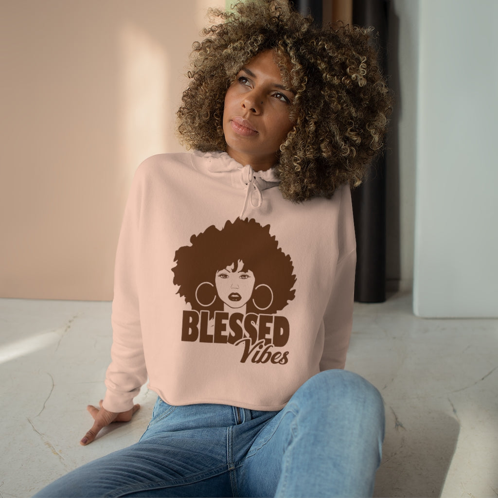 Blessed Vibes | Crop Hoodie