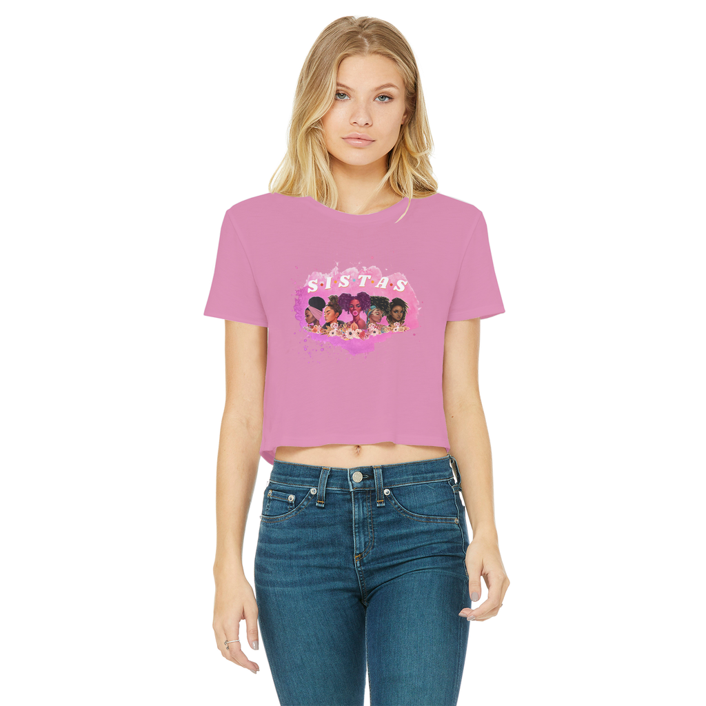 Pink SISTAS | Cropped T-Shirt