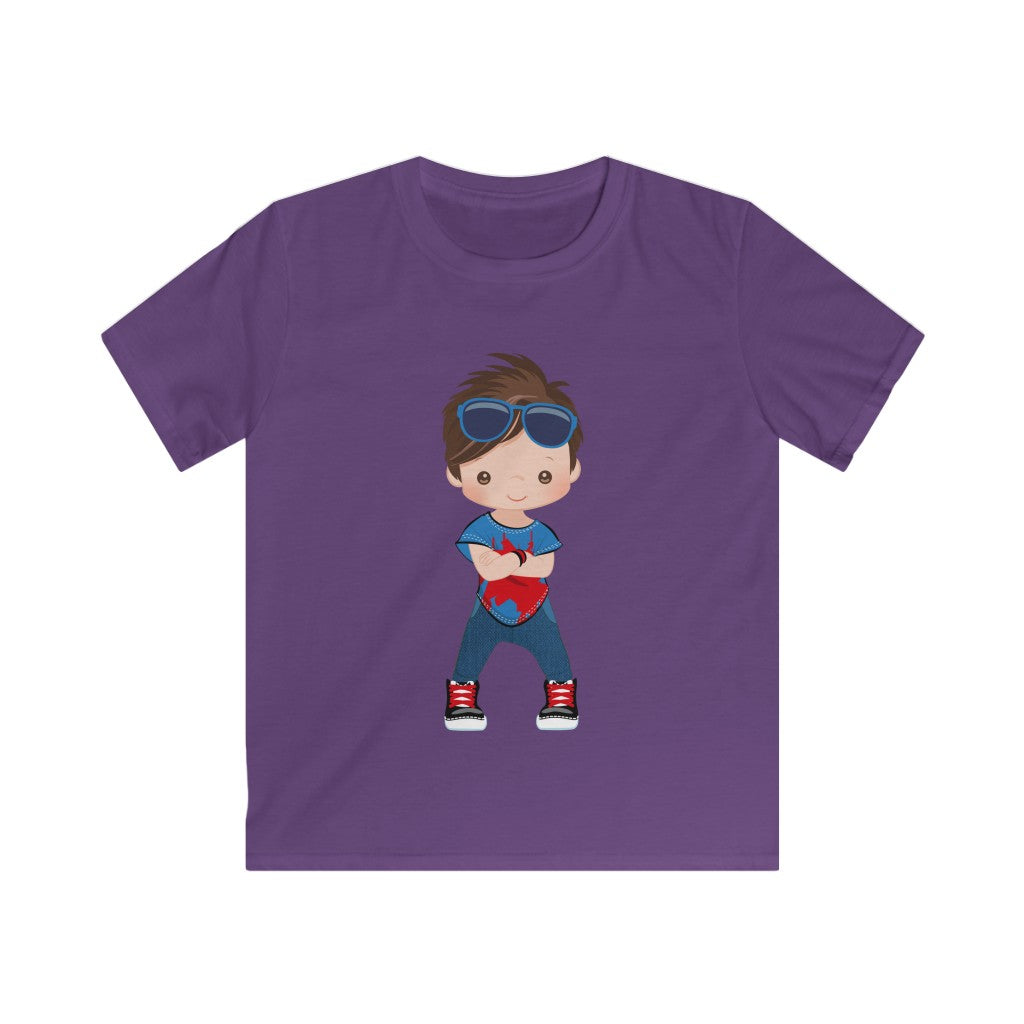 Hip Hop Boys Stance | Kids Soft-style Tee