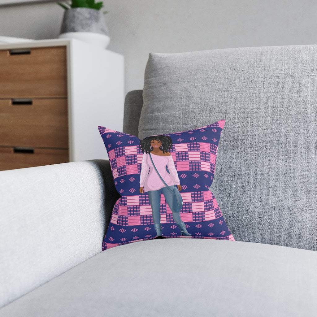 Pink Lady | Square Pillow