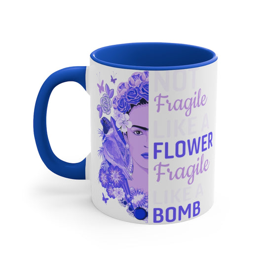 Blue Flowers | 11oz Accent Mug