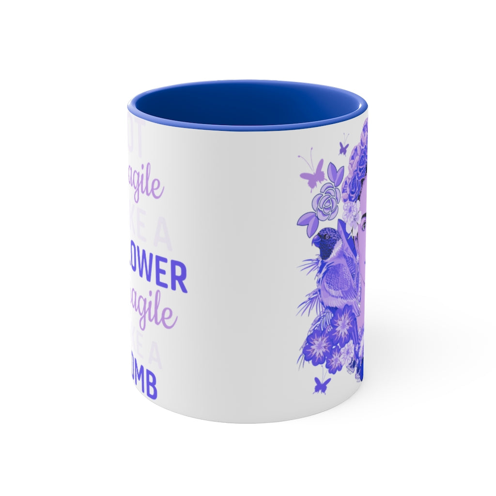 Blue Flowers | 11oz Accent Mug