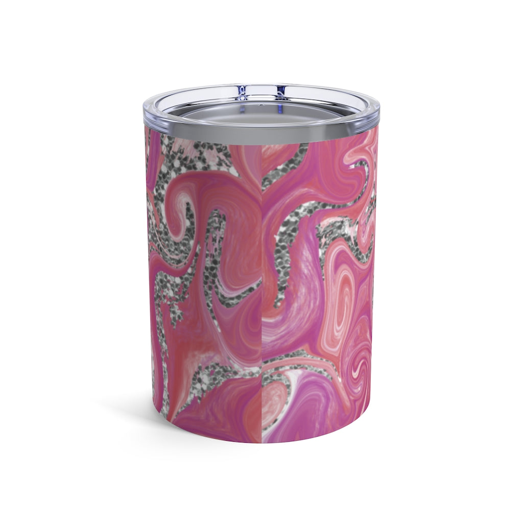 Pink/Silver Swirl | Tumbler 10oz