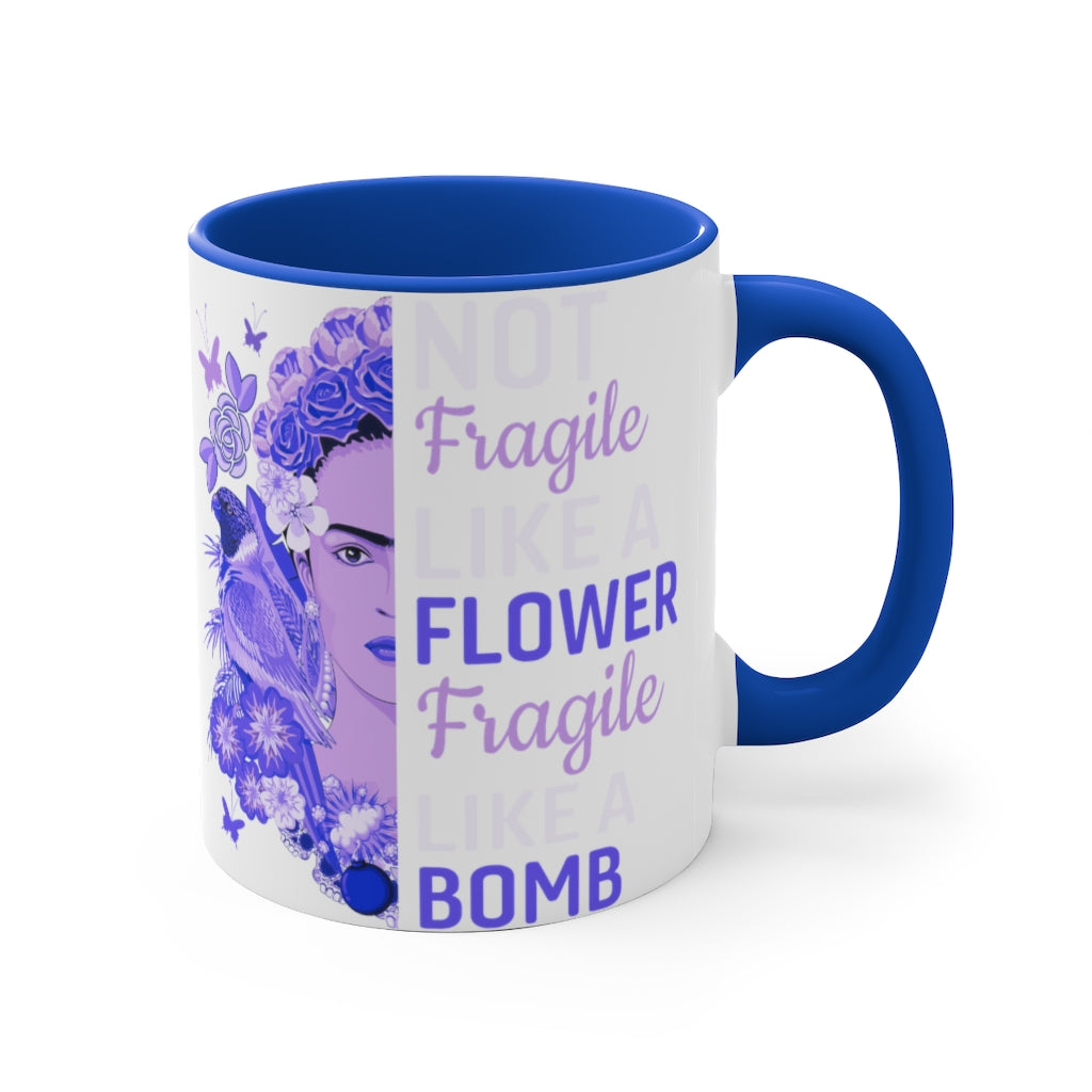 Blue Flowers | 11oz Accent Mug