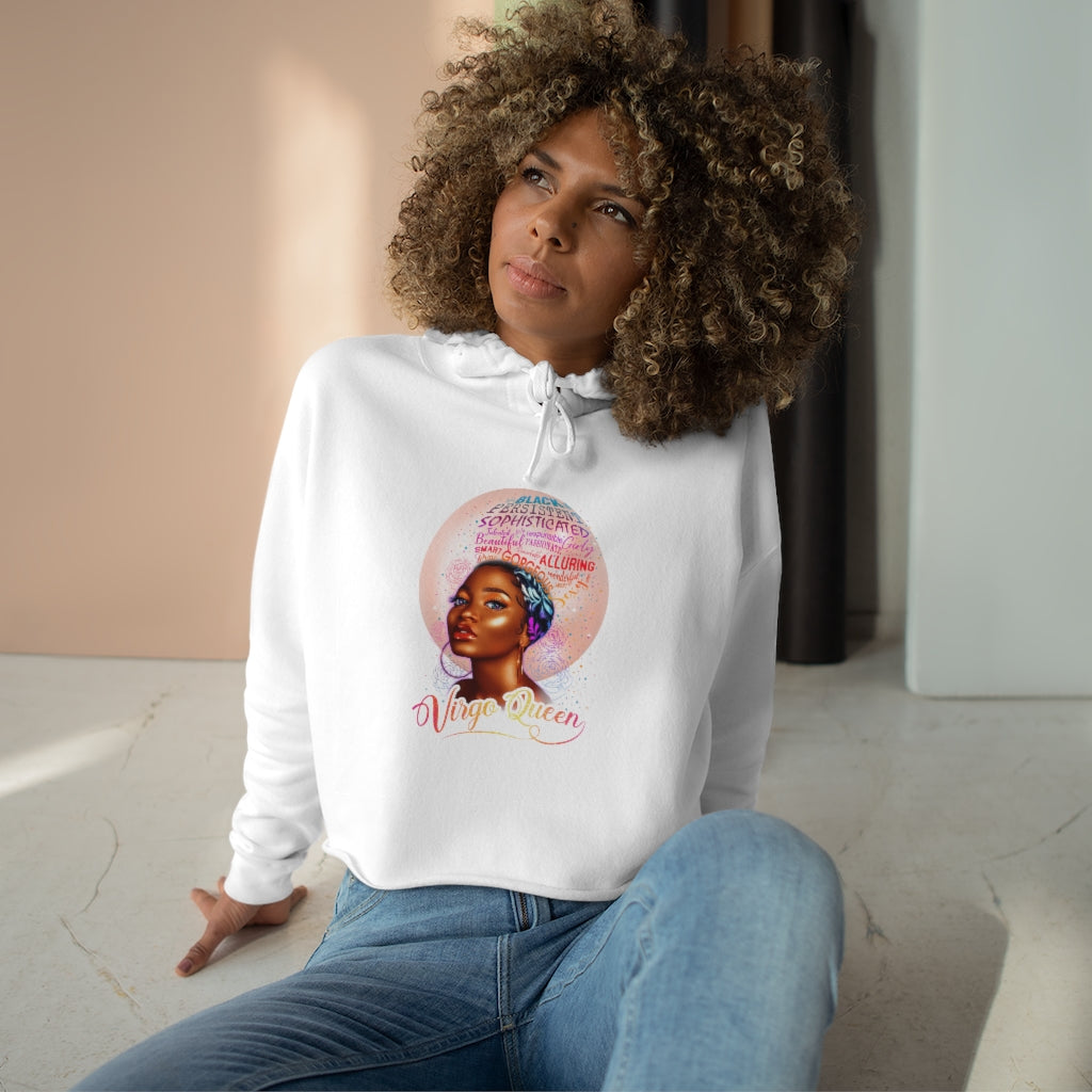 Virgo Queen | Crop Hoodie