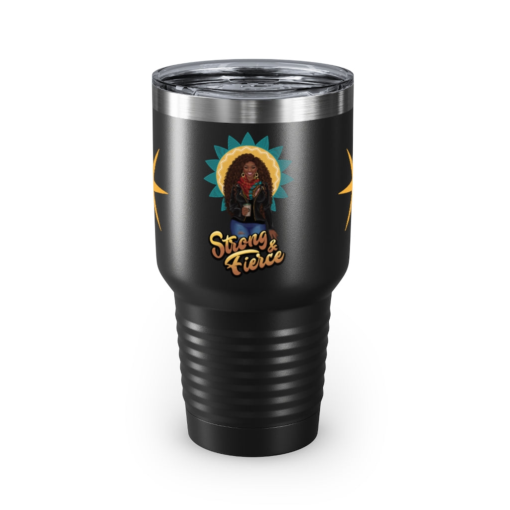 Strong and Fierce | Ring-neck Tumbler, 30oz