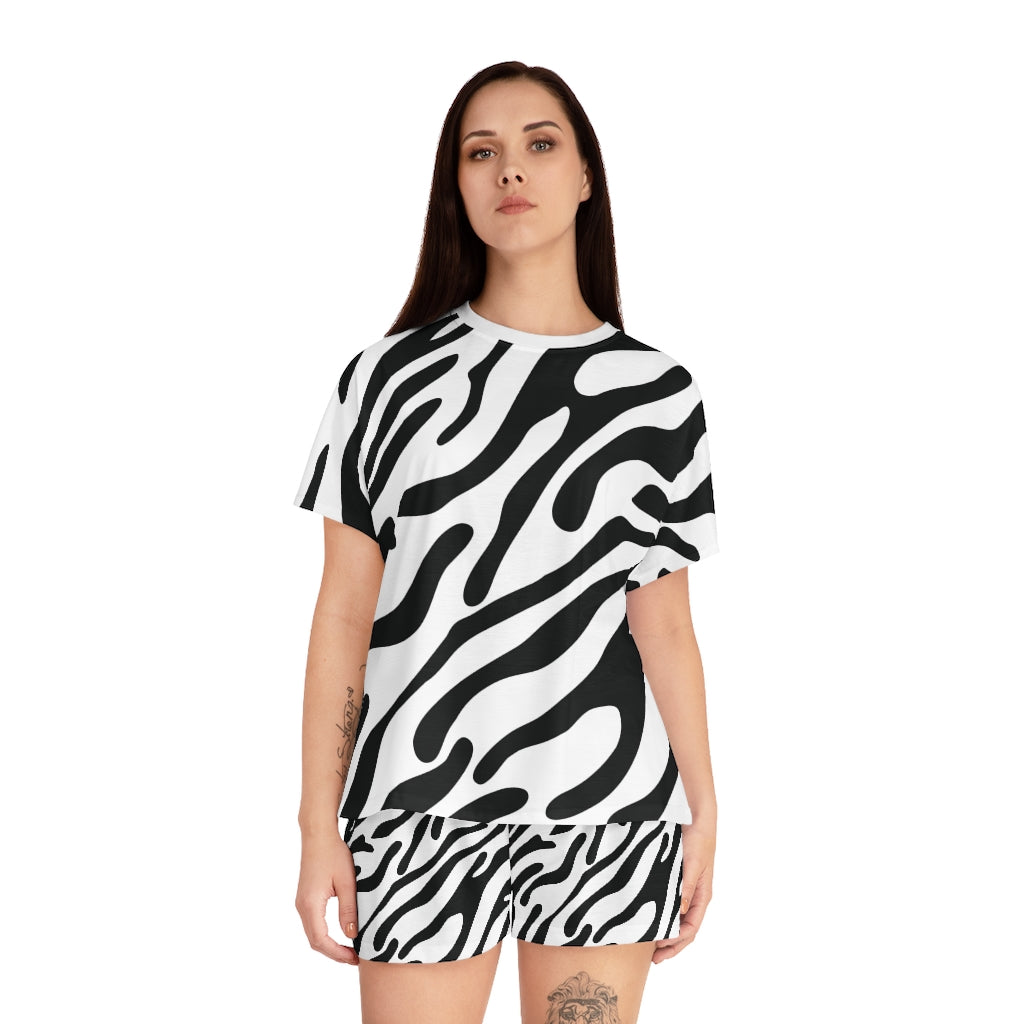 Zebra Print | Women's Short Pajama Set