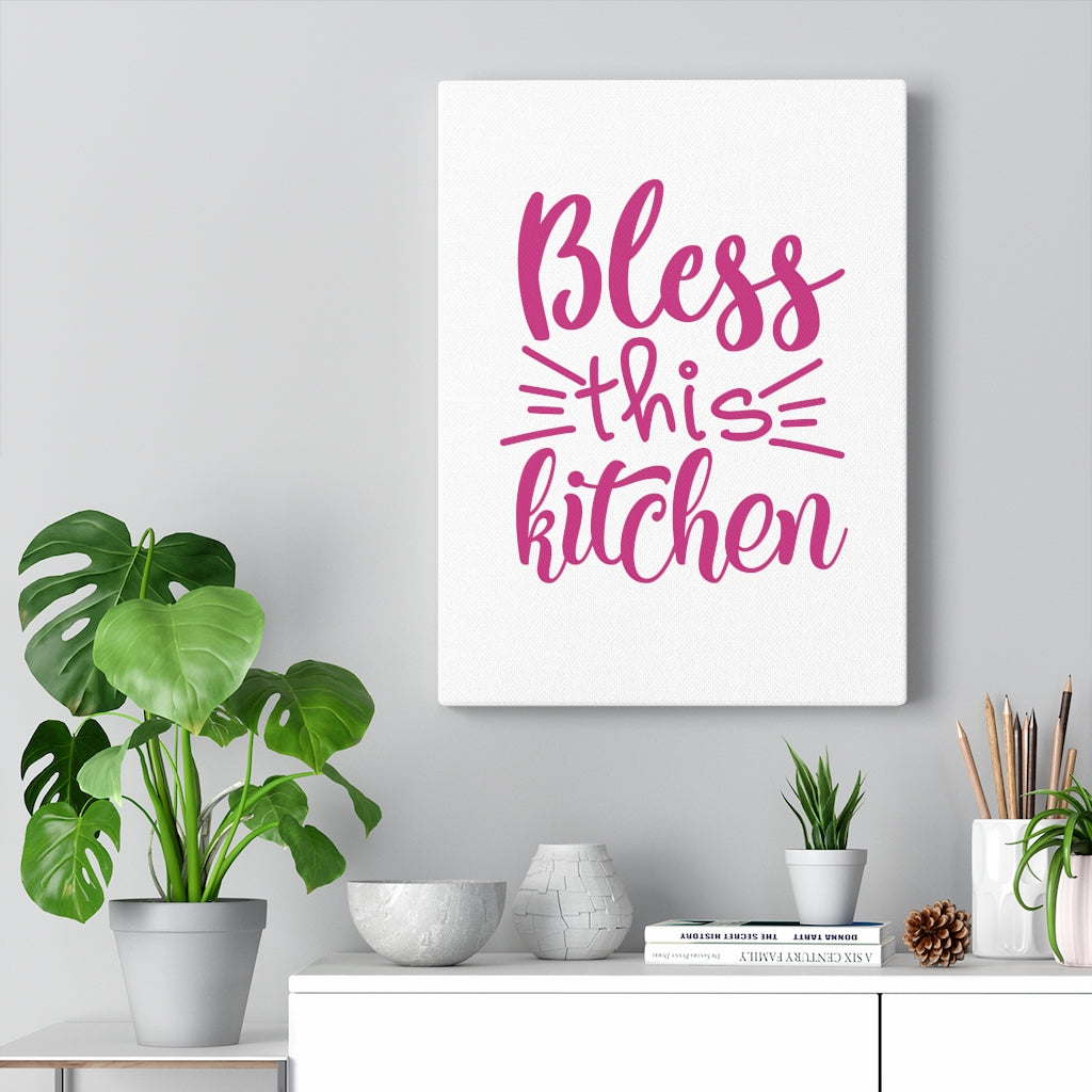 Bless This Kitchen | Canvas Wall Art