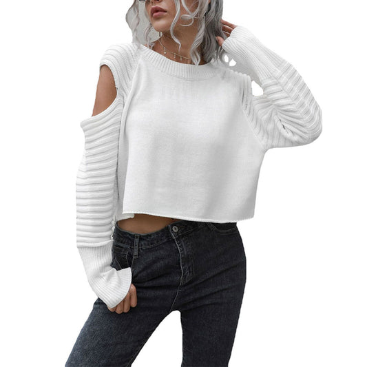 Woman's Short Stylish | Off the Shoulder Sweater