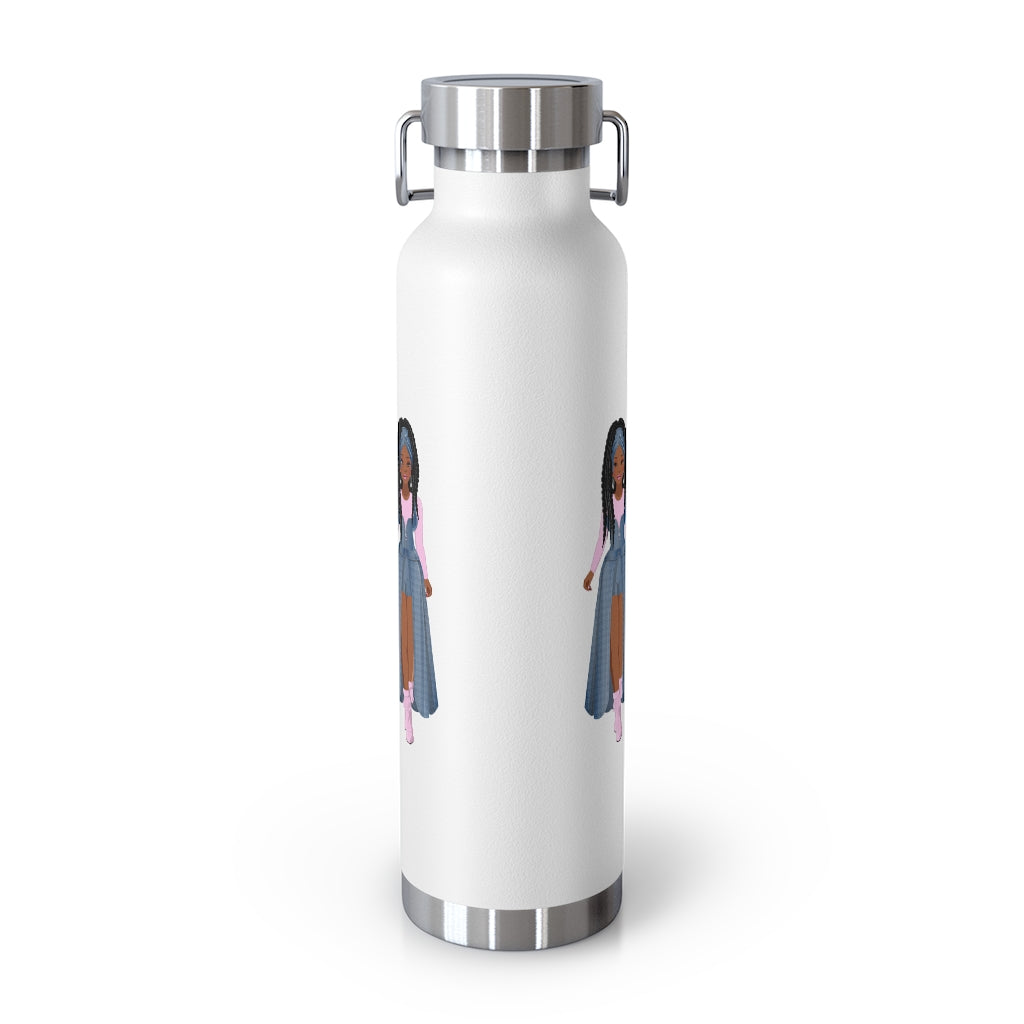 Woman in Blue/Pink | 22oz Vacuum Insulated Bottle