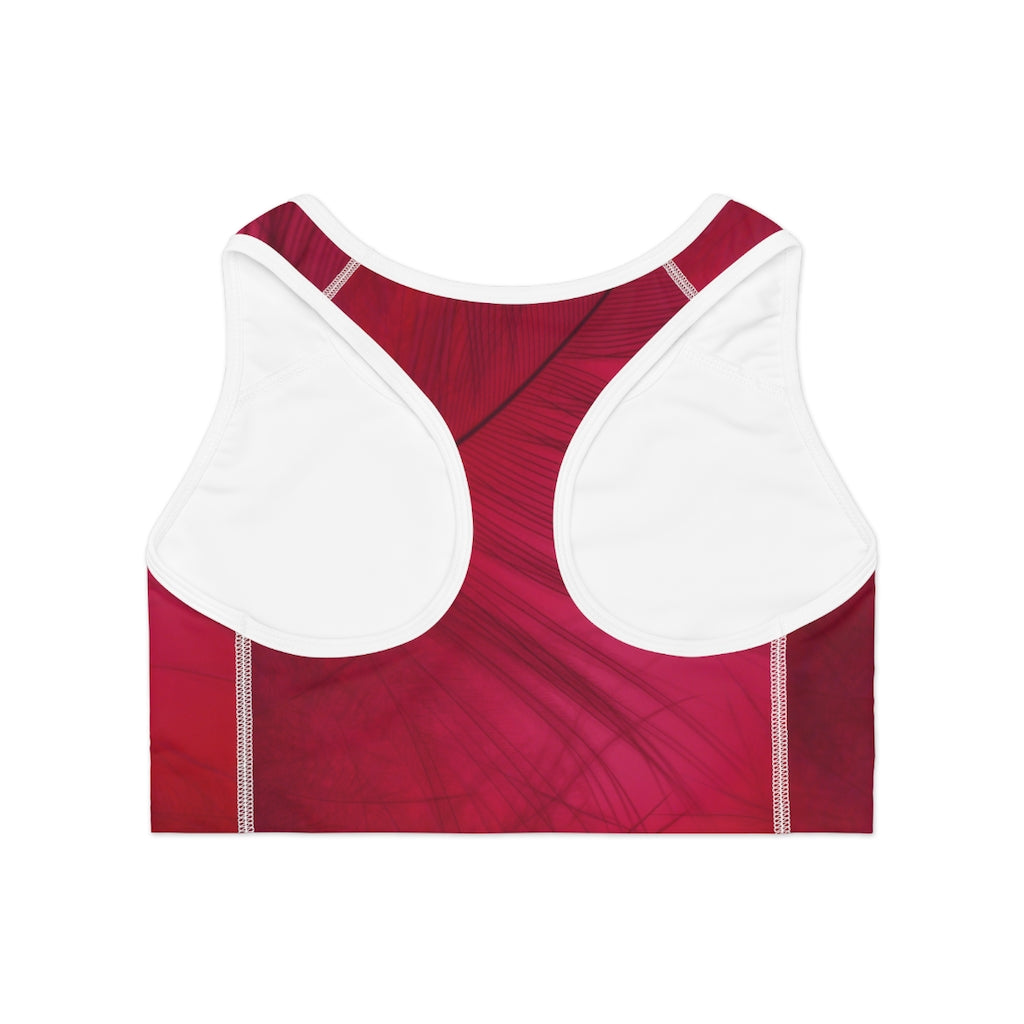 Dark Red | Sports Bra