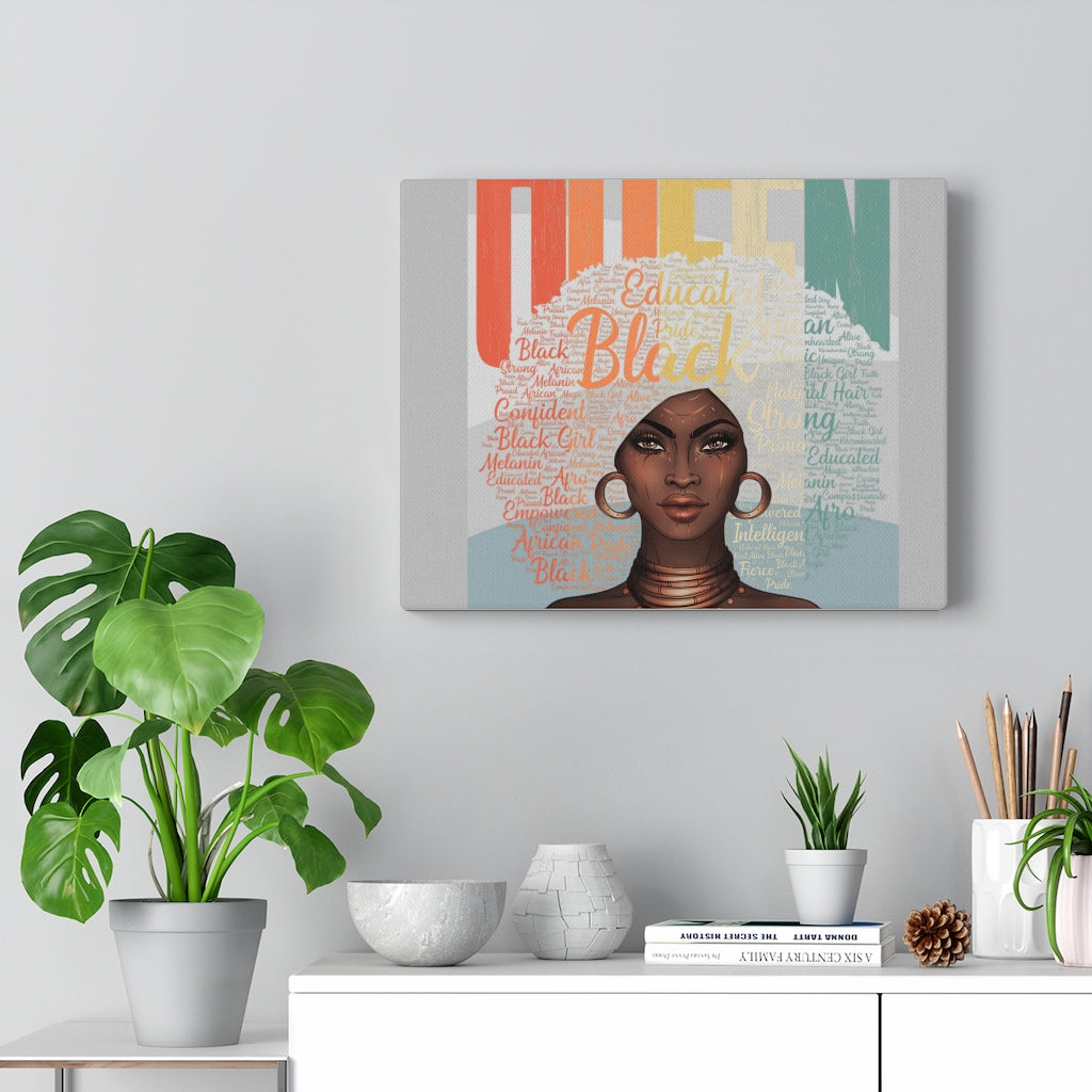 Educated Queen | Canvas Wall Art