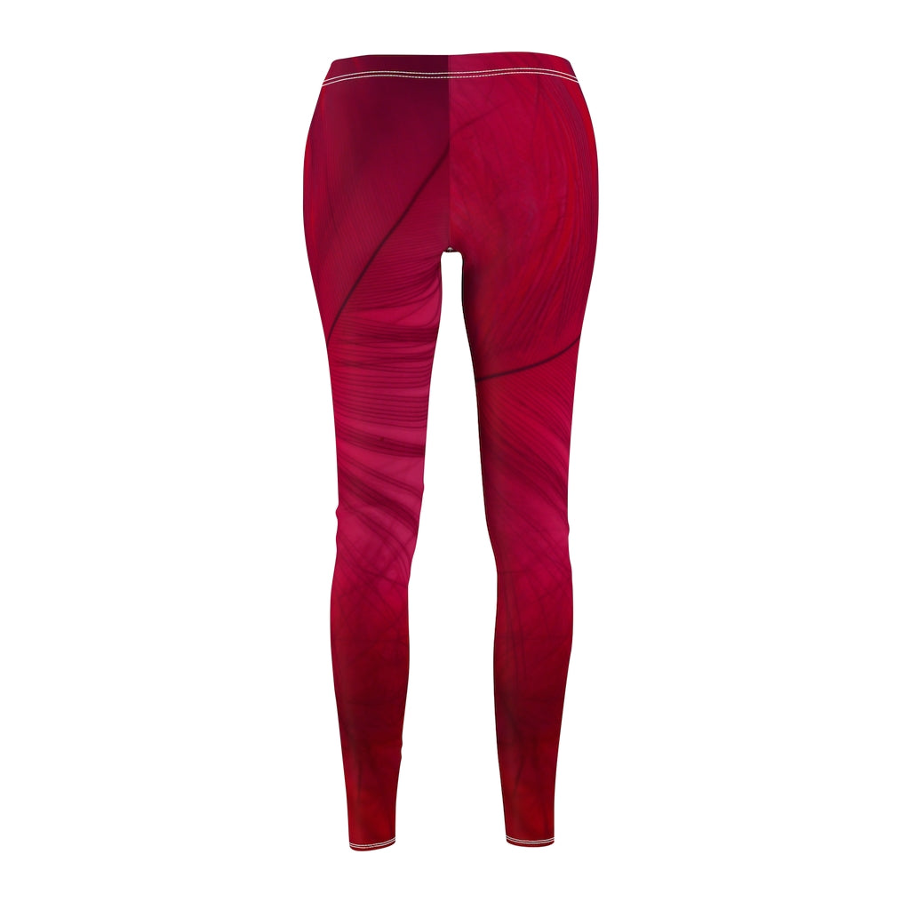 Dark Red | Women's Casual Leggings