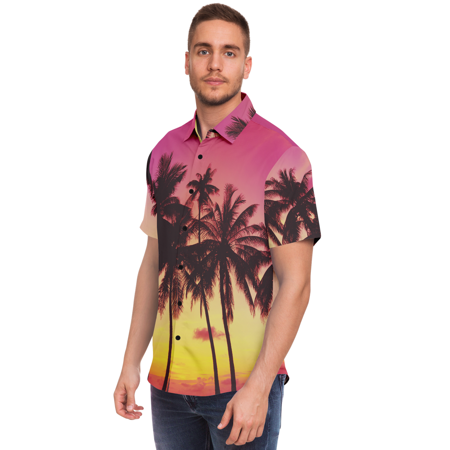 Palm Trees | Men's Button Down Shirt