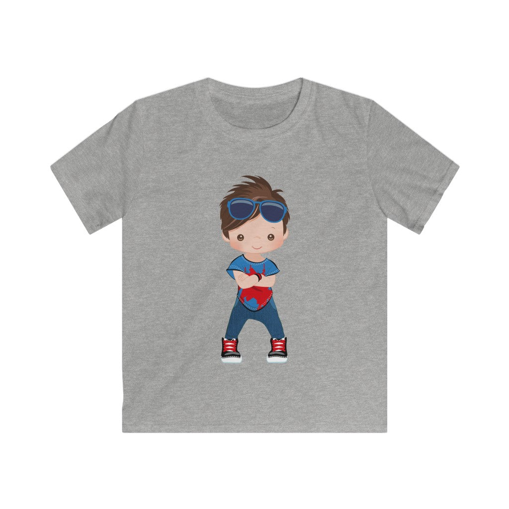 Hip Hop Boys Stance | Kids Soft-style Tee