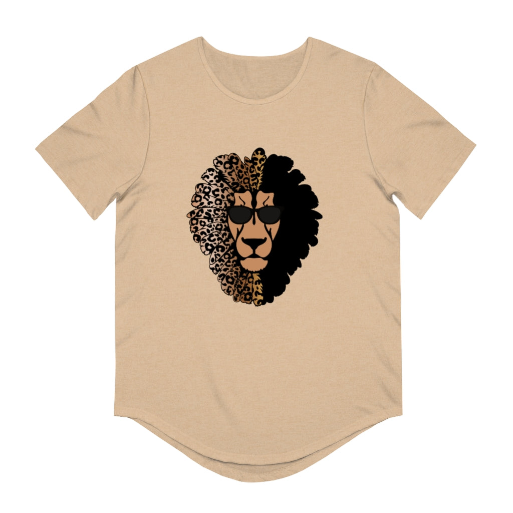 Lion Shades | Men's Curved Hem Tee