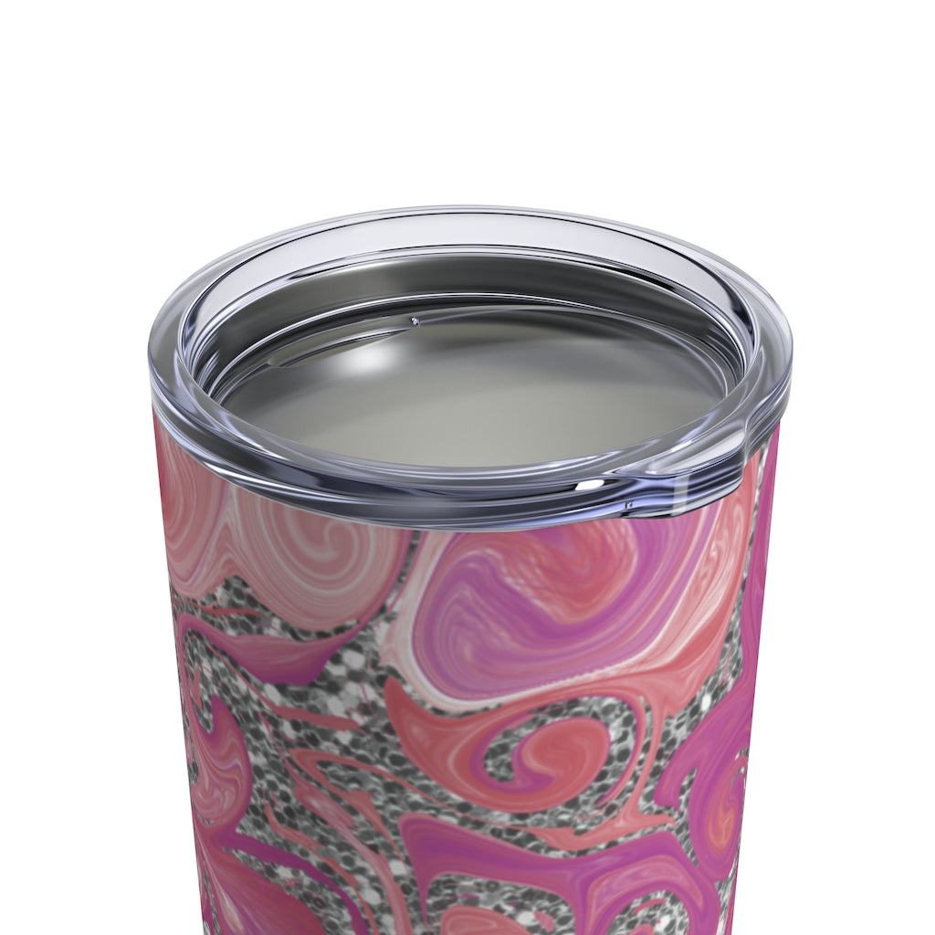 Pink/Silver Swirl | Tumbler 10oz