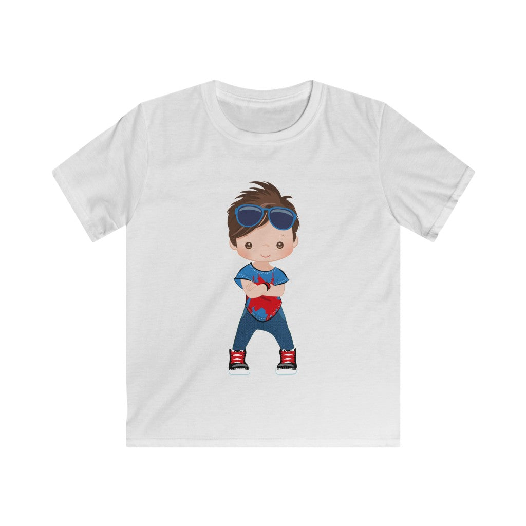 Hip Hop Boys Stance | Kids Soft-style Tee