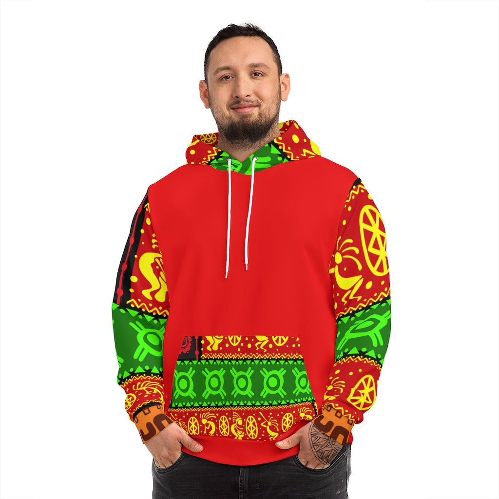 Red Multi | Men Hoodie