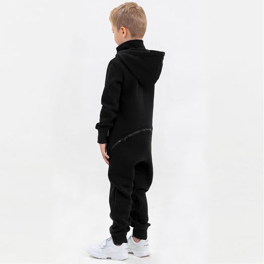 Kid's | Hooded Zipper Jumpsuit