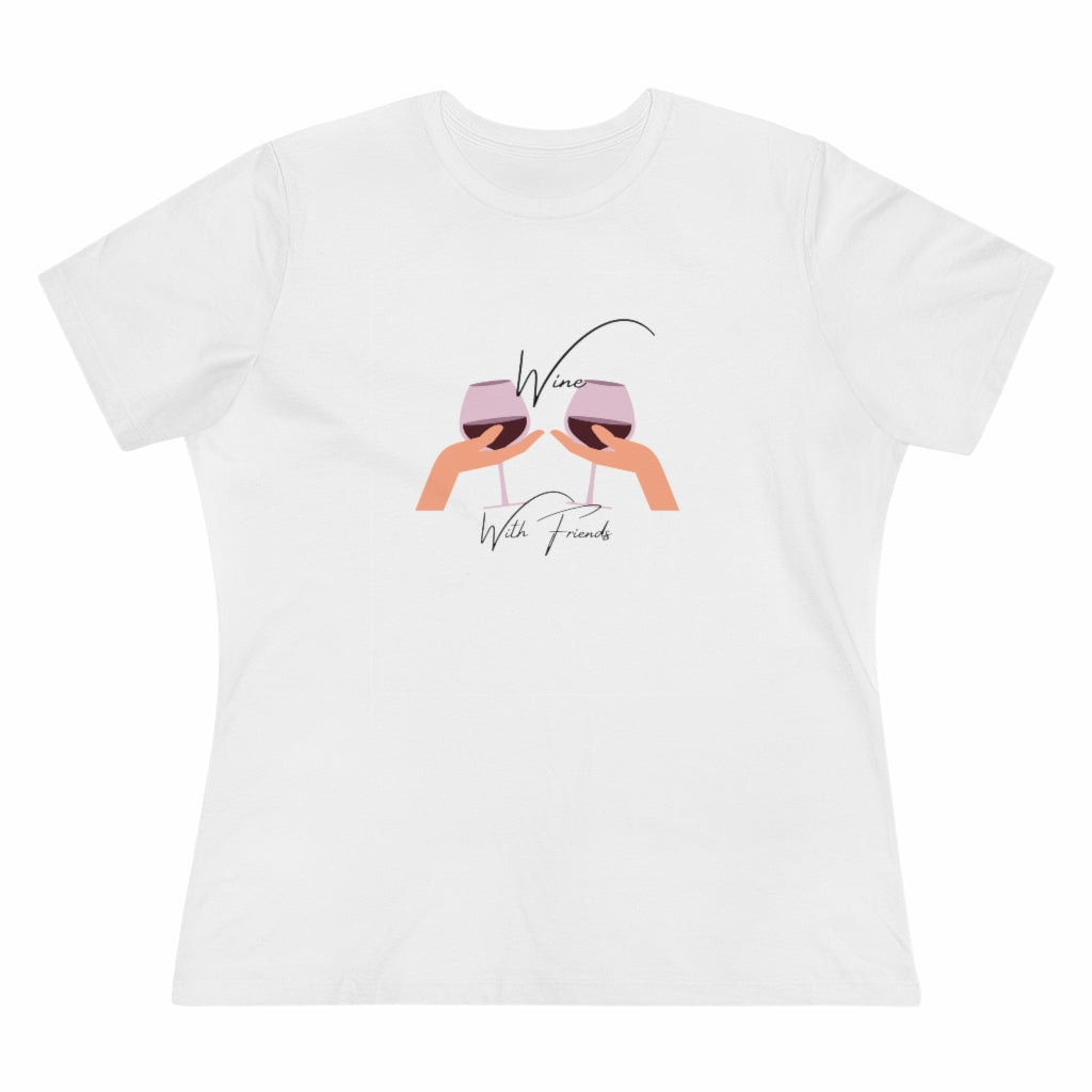 Wine With Friends | Women's Premium Tee