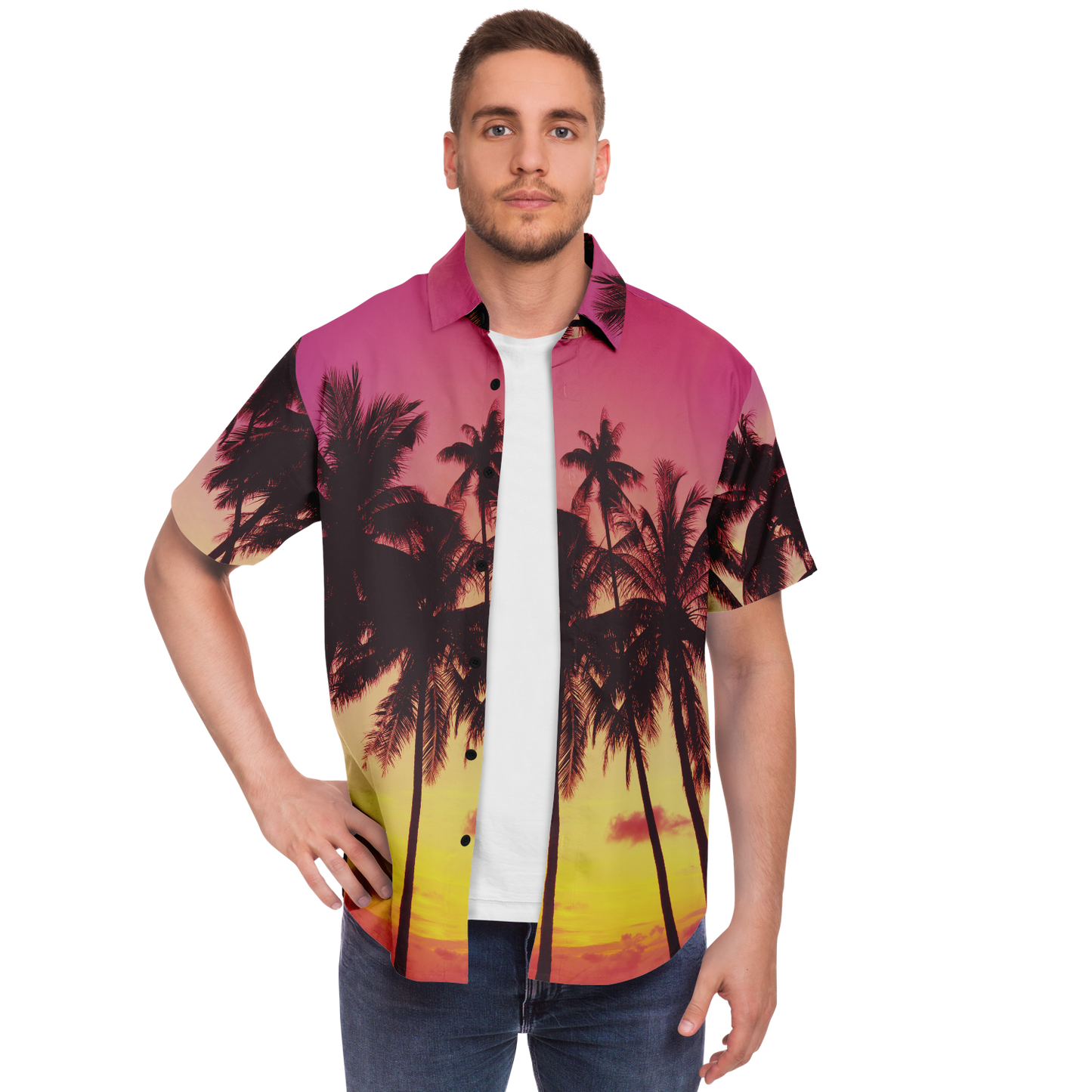 Palm Trees | Men's Button Down Shirt