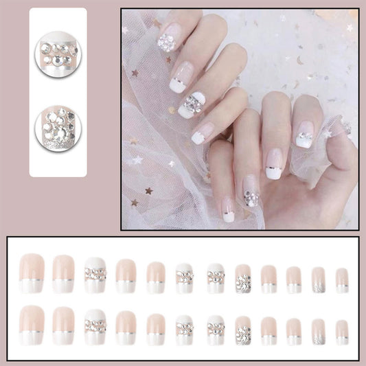 Fashion Manicure Full Coverage | Short Fake Nails 24Pcs