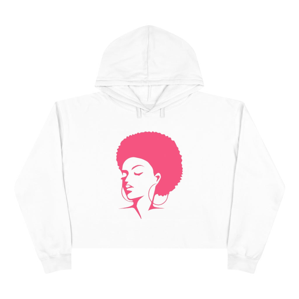 Pink Afro | Crop Hoodie