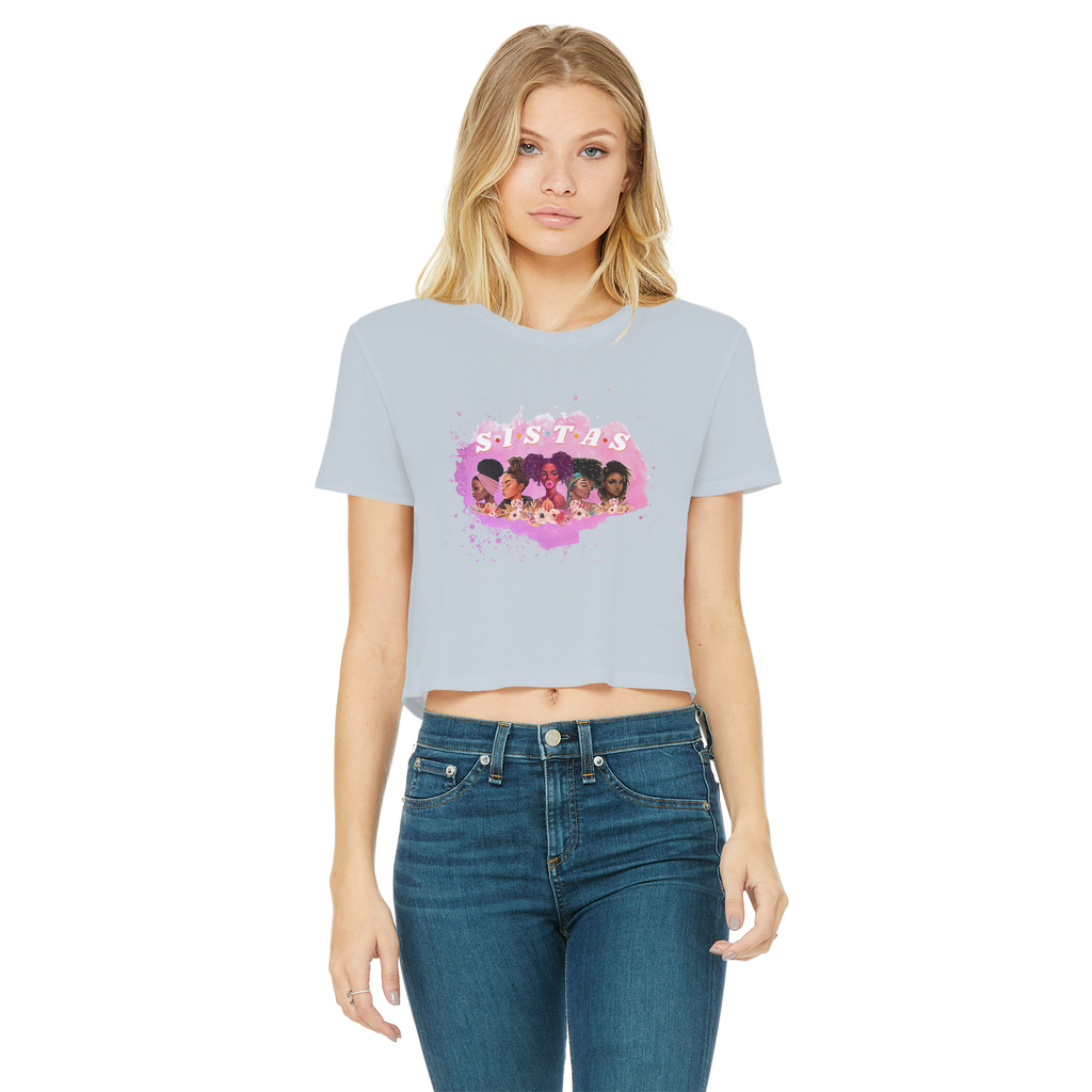 Pink SISTAS | Cropped T-Shirt