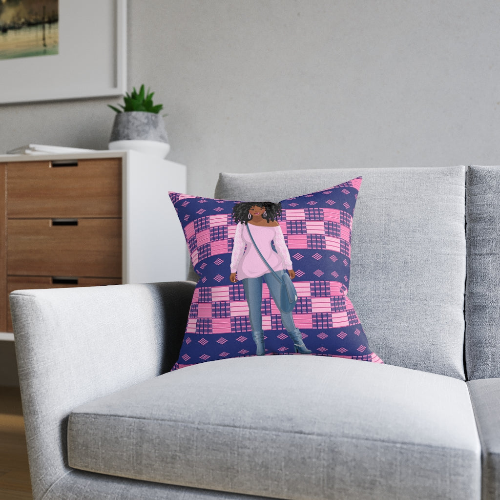 Pink Lady | Square Pillow