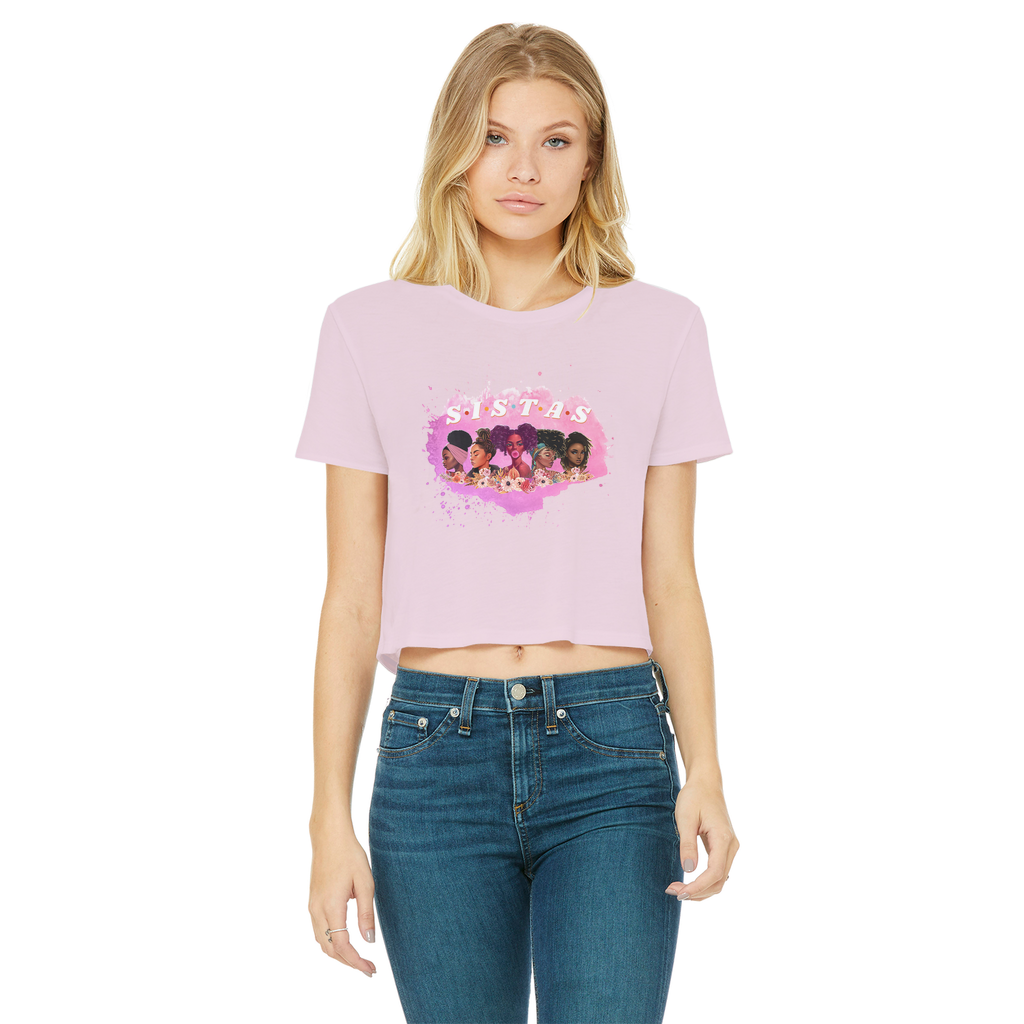 Pink SISTAS | Cropped T-Shirt