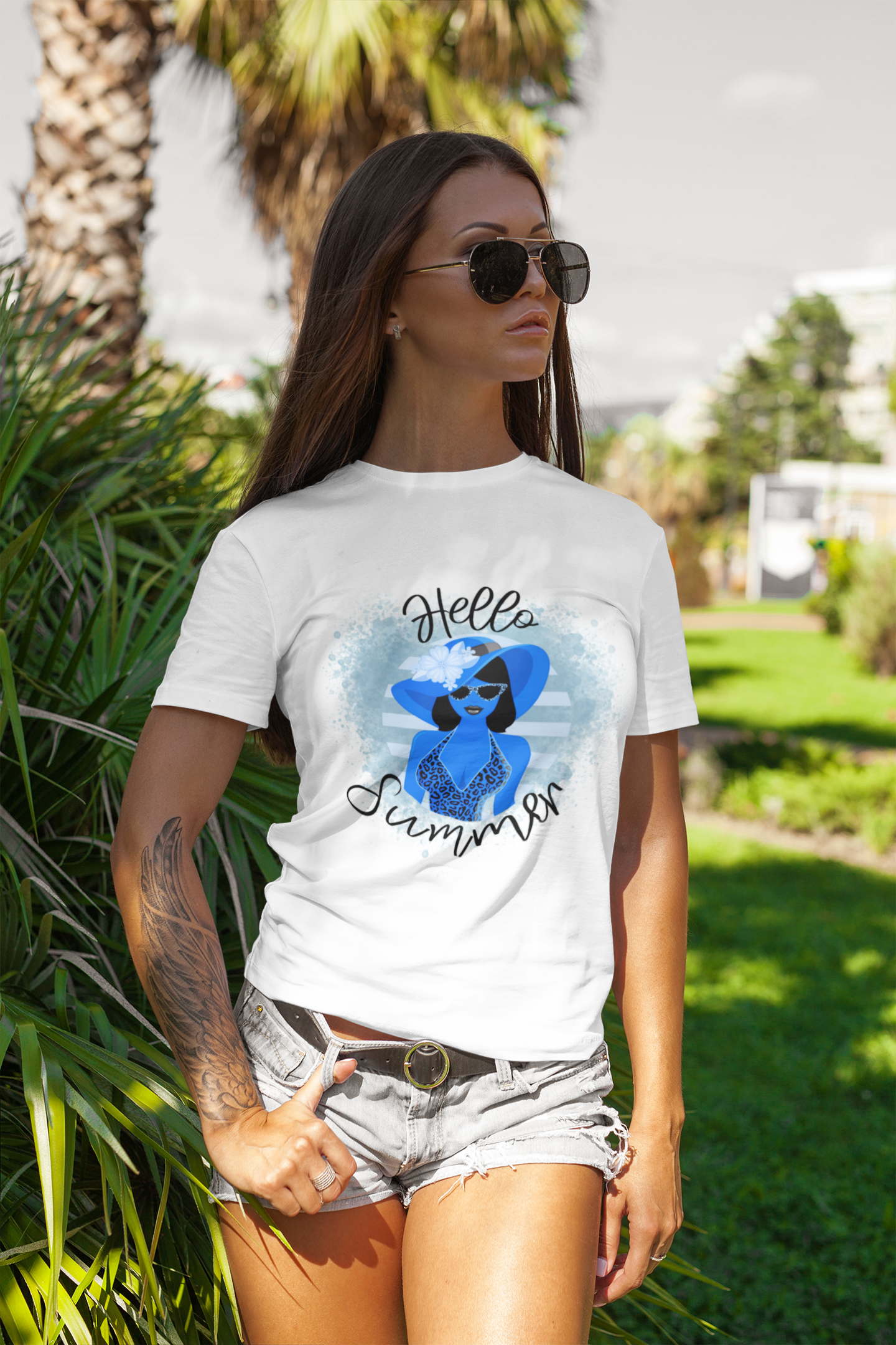 Blue Summer | Women's Short Sleeve Tee