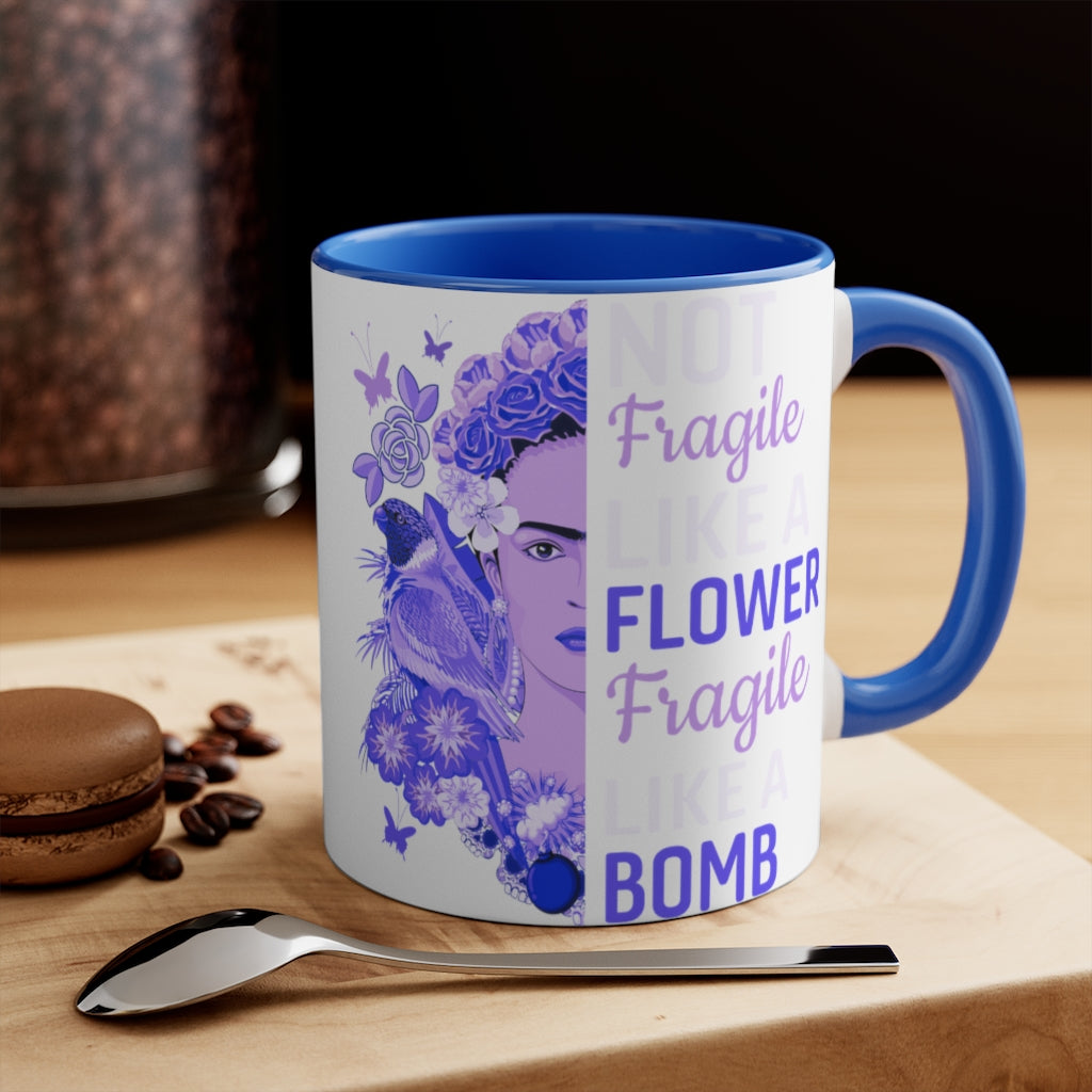 Blue Flowers | 11oz Accent Mug