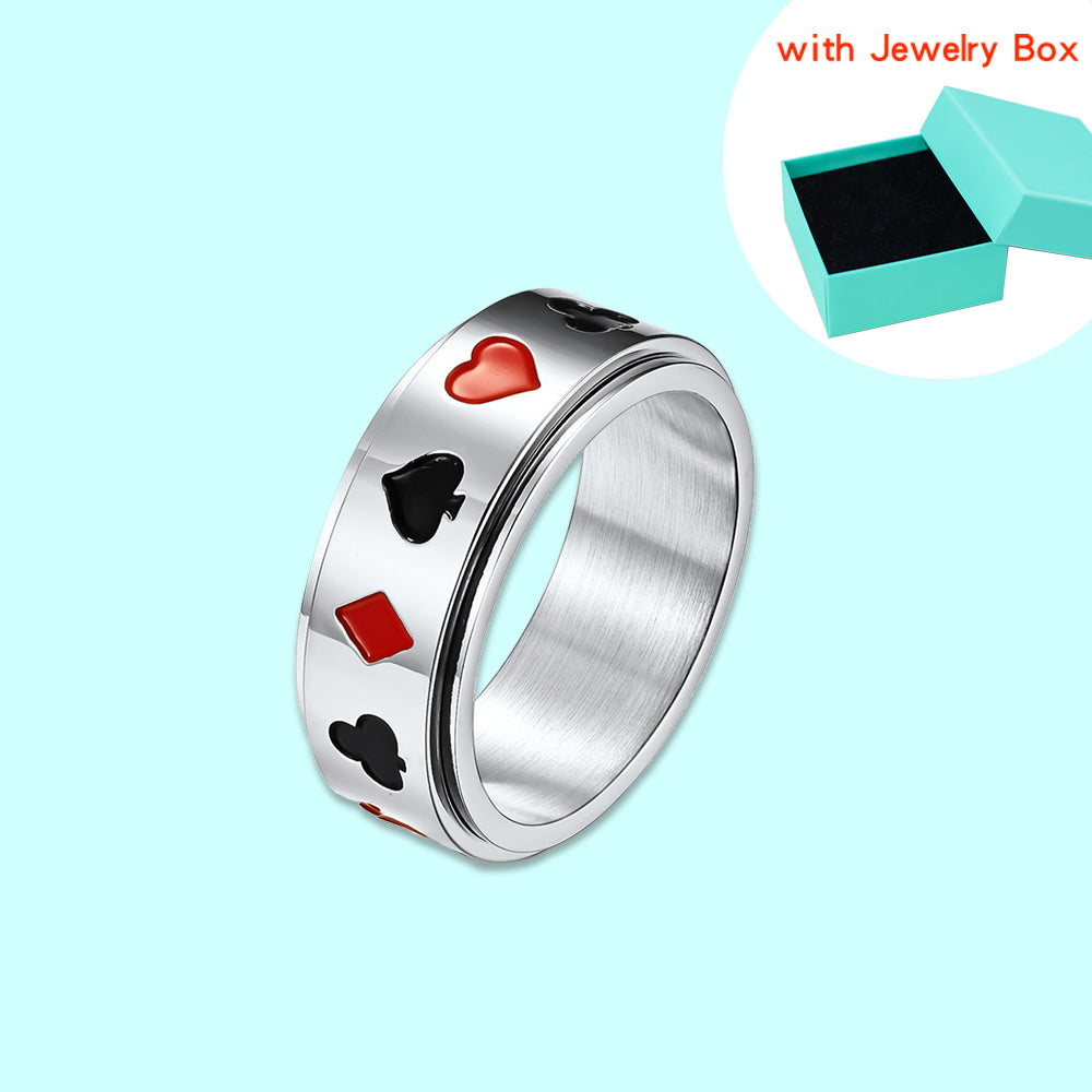 Men's Titanium | Playing Card Ring