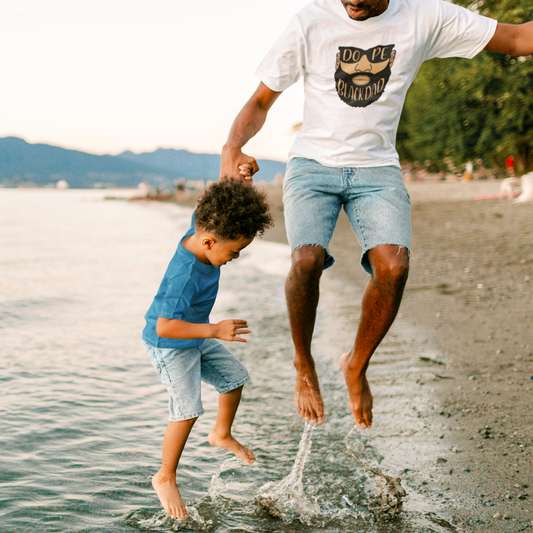 Dope Black Dad | Men's Heavy Cotton Tee