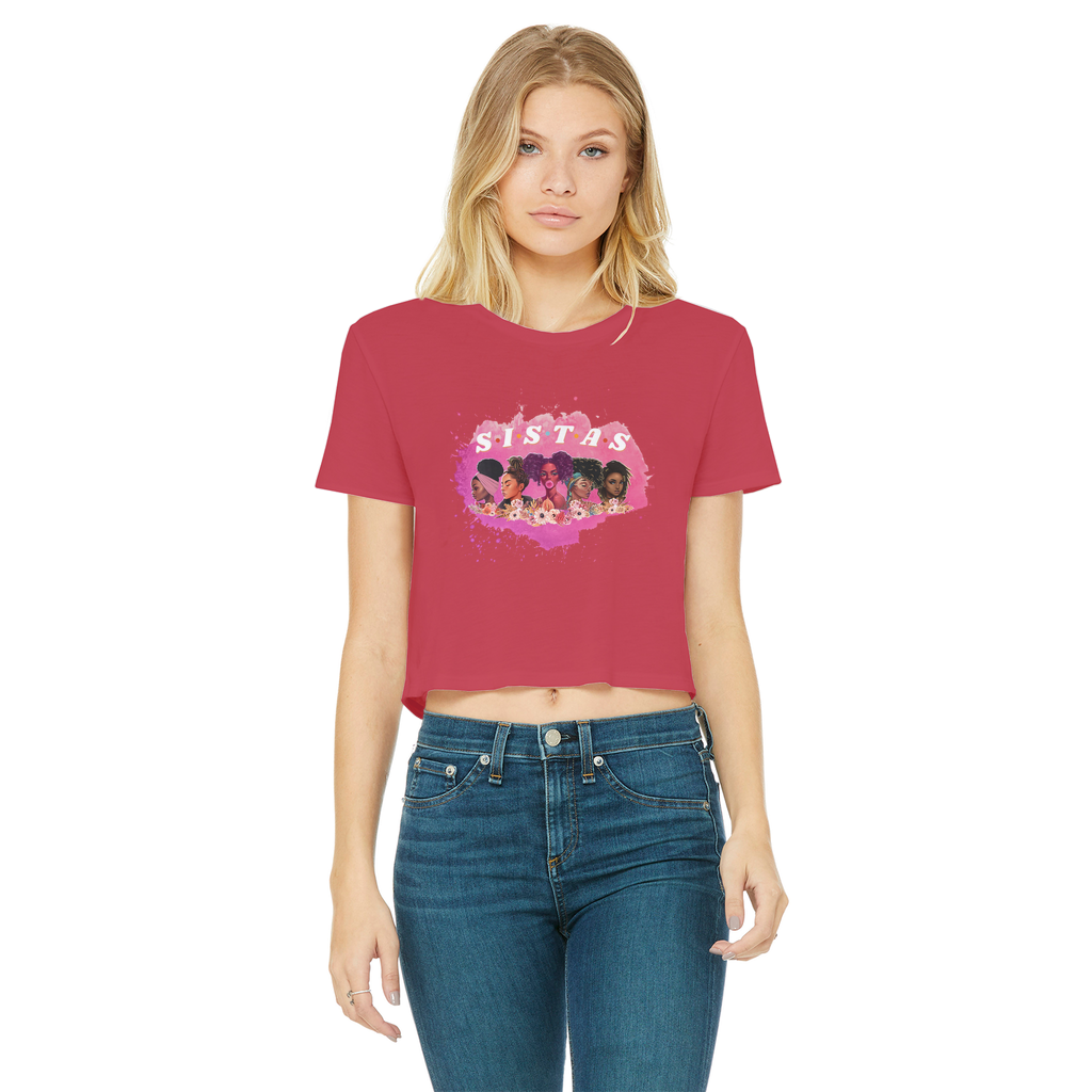 Pink SISTAS | Cropped T-Shirt