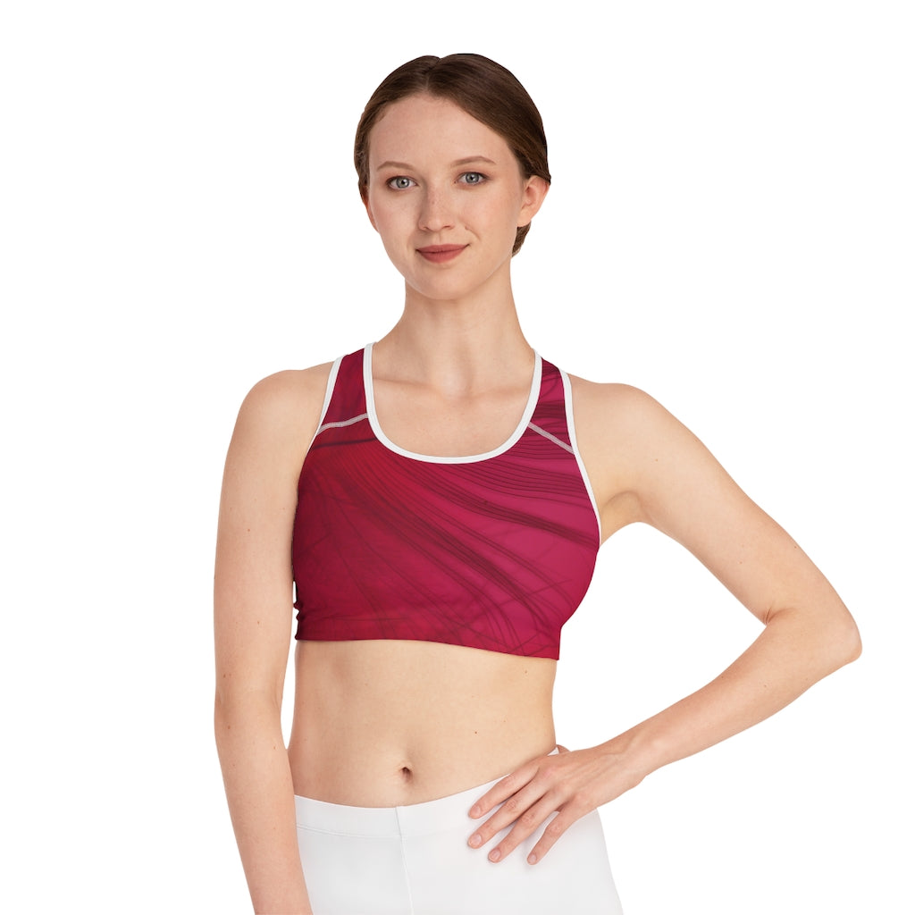 Dark Red | Sports Bra