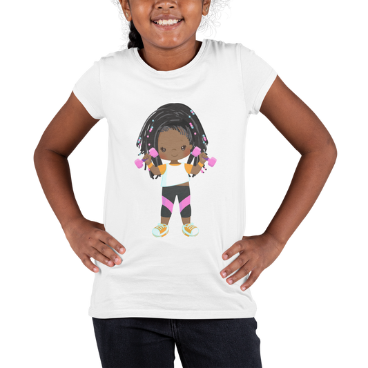 Fitness Girl | Youth Short Sleeve Tee