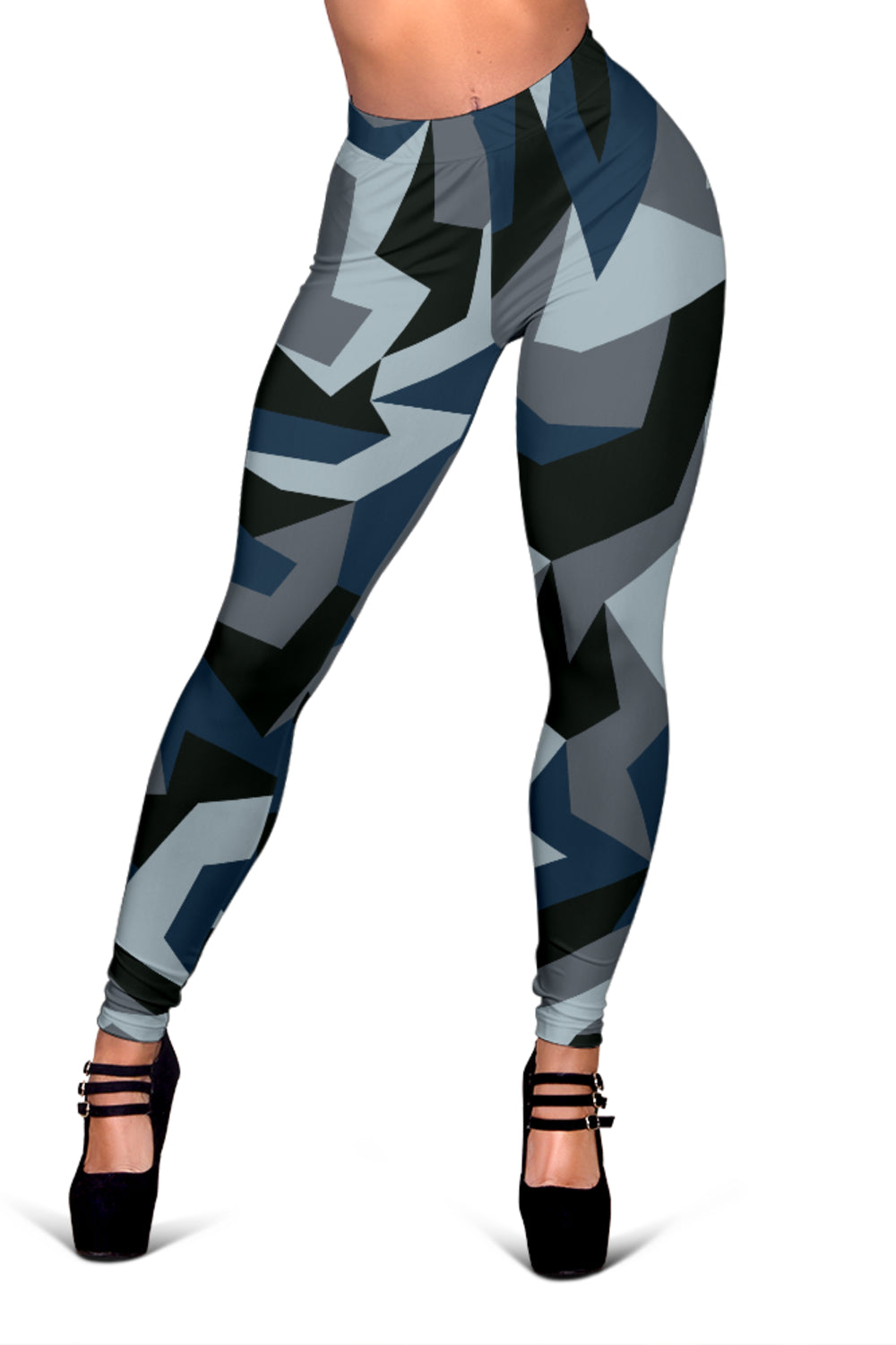 Blue Multi Shapes |  Leggings