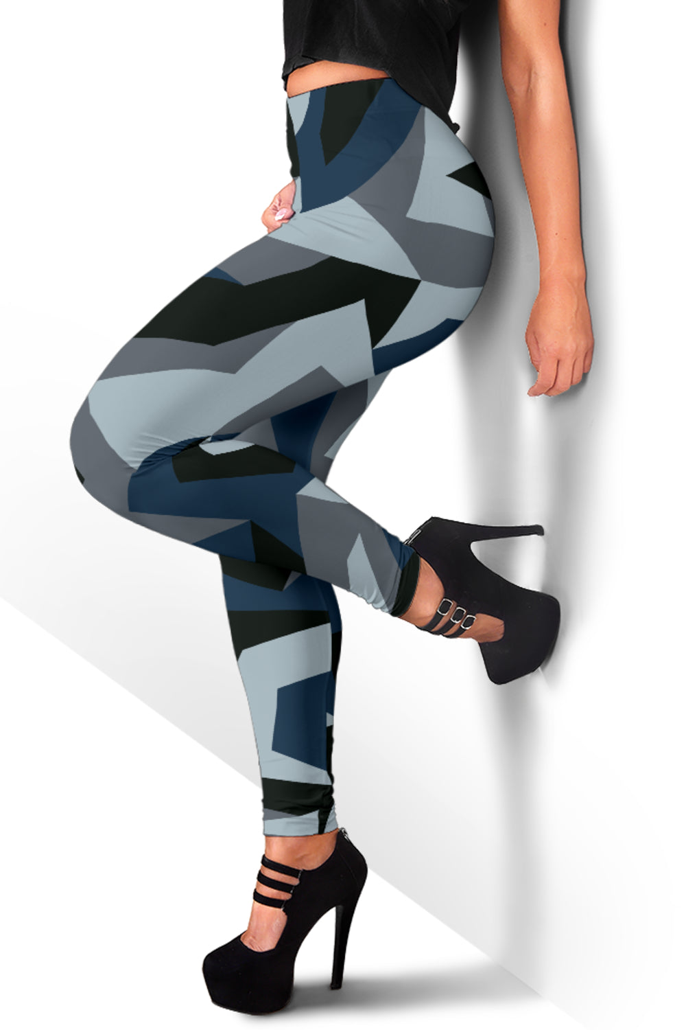 Blue Multi Shapes |  Leggings