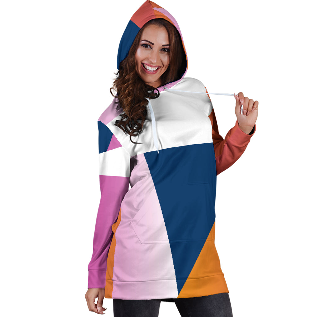 Geometric Joyful | Hoodie Dress