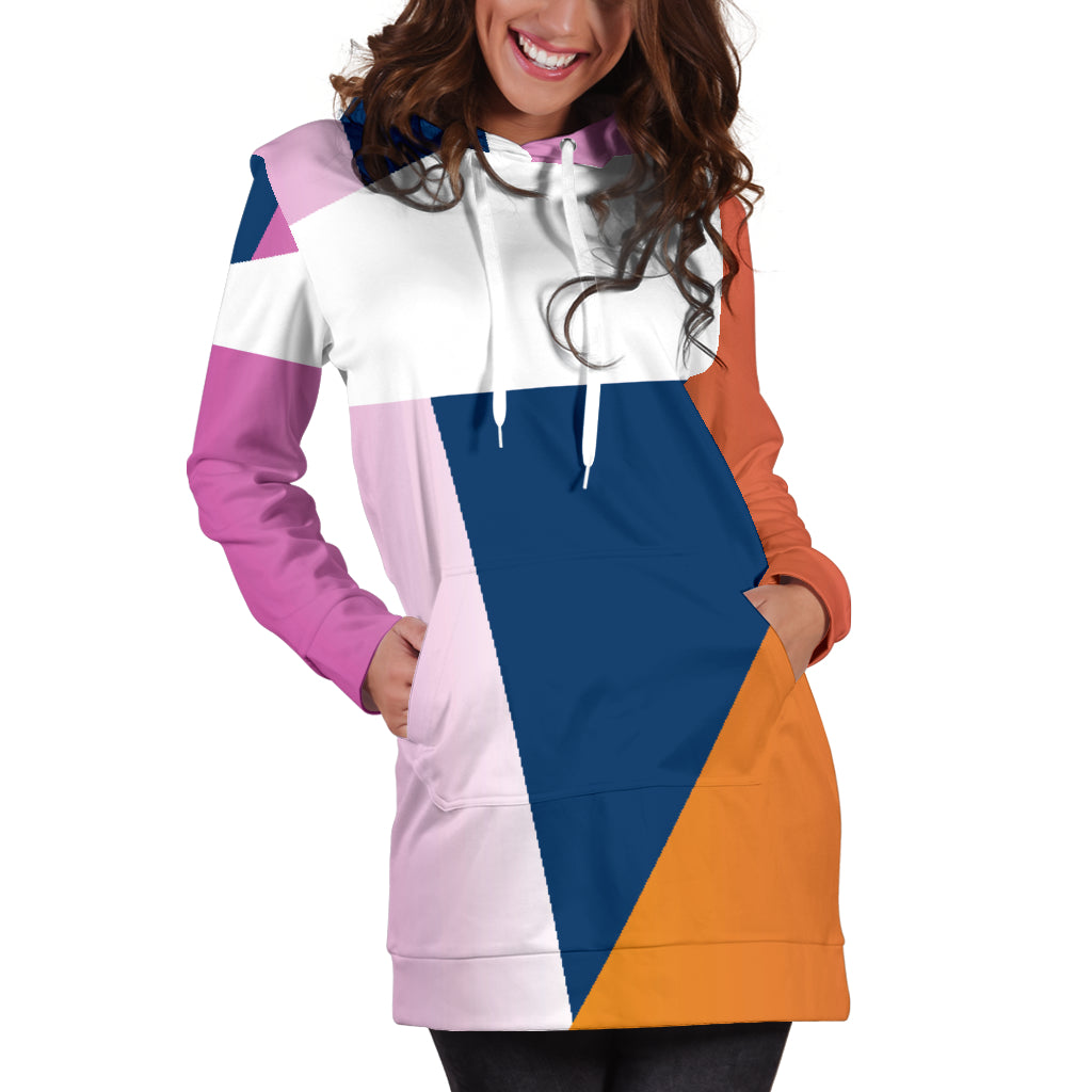 Geometric Joyful | Hoodie Dress