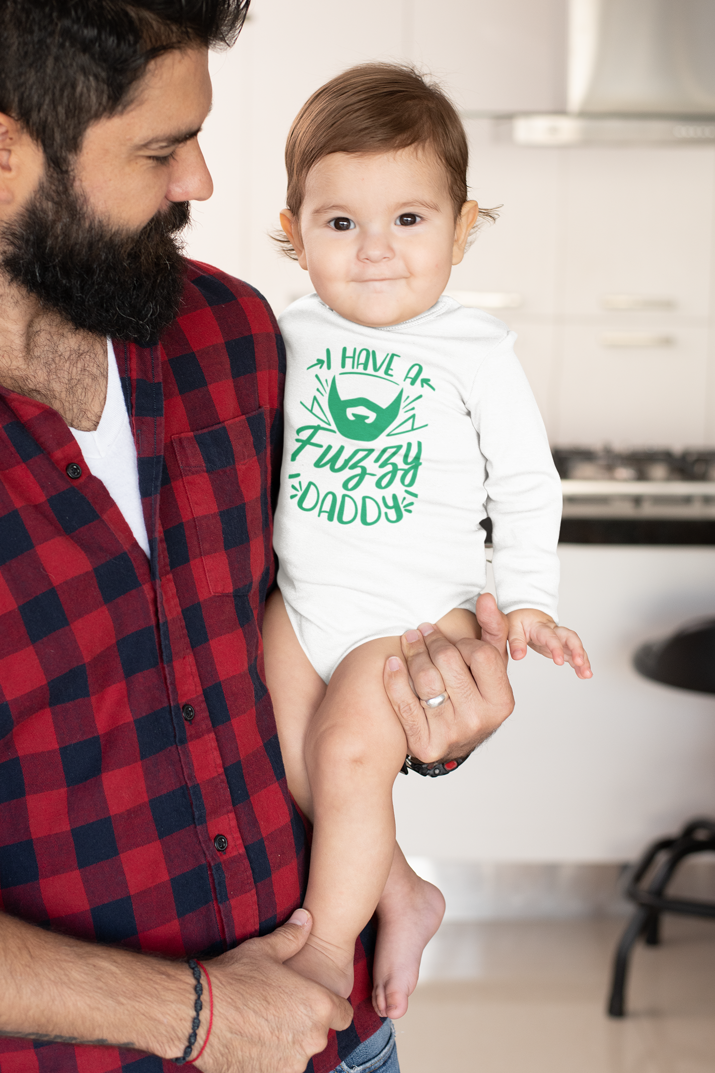 Fuzzy Daddy | Infant Long Sleeve Bodysuit/Onesie