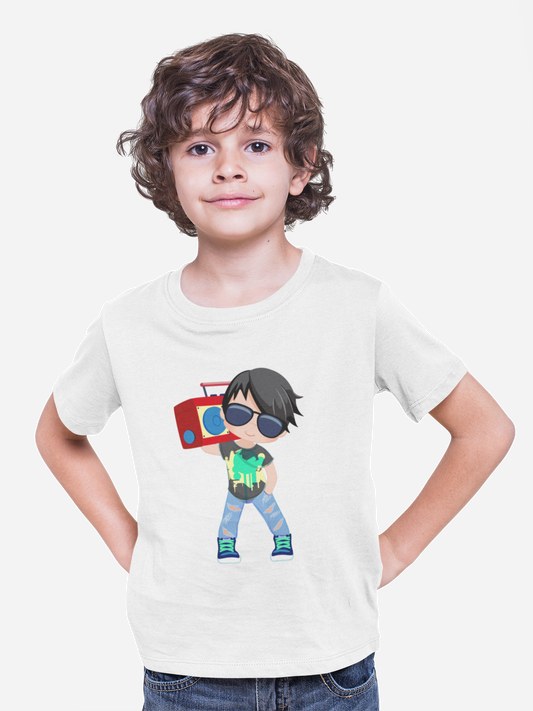 Hip Hop Boys Radio | Kids Soft Style Tee