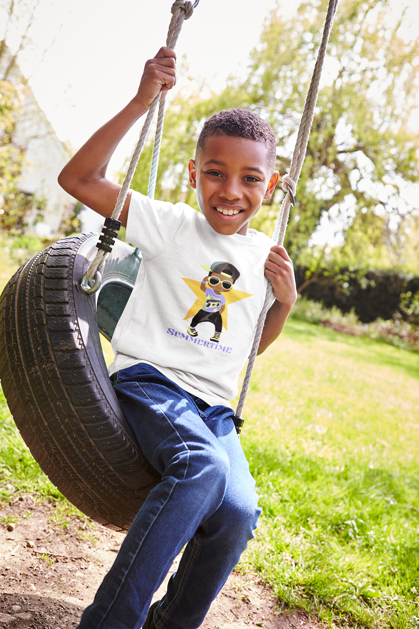 Summertime | Kids Heavy Cotton Tee